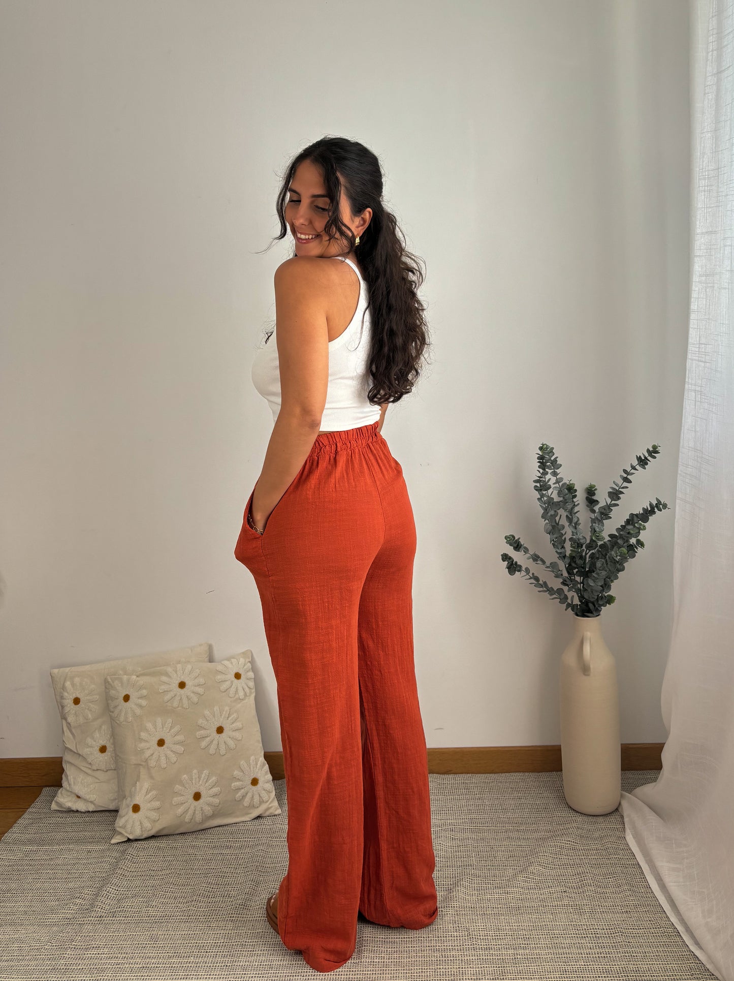 Pantalon Eliott Terracotta