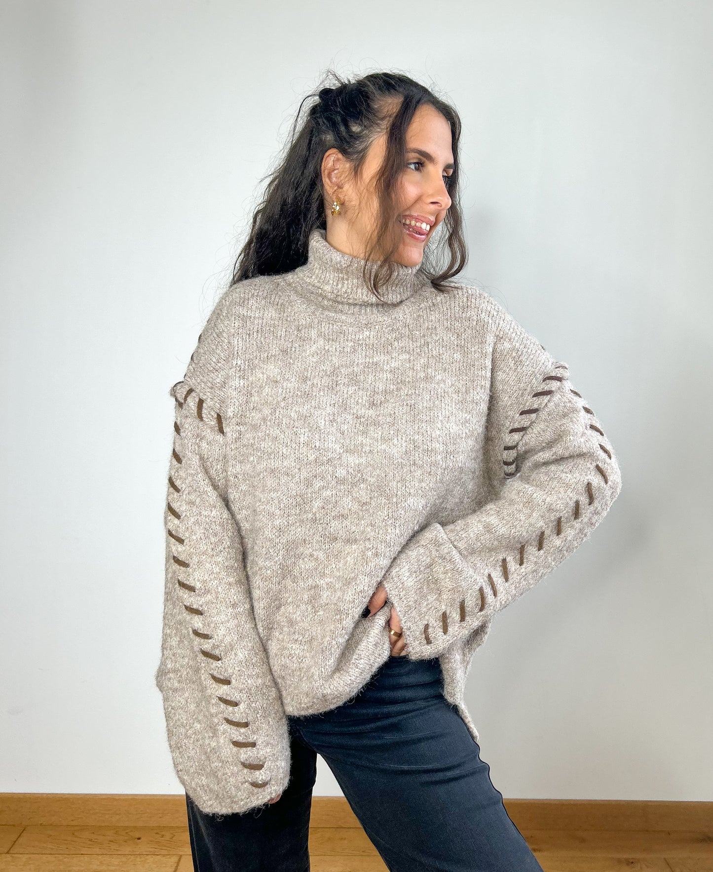 Pull Sidonie Taupe