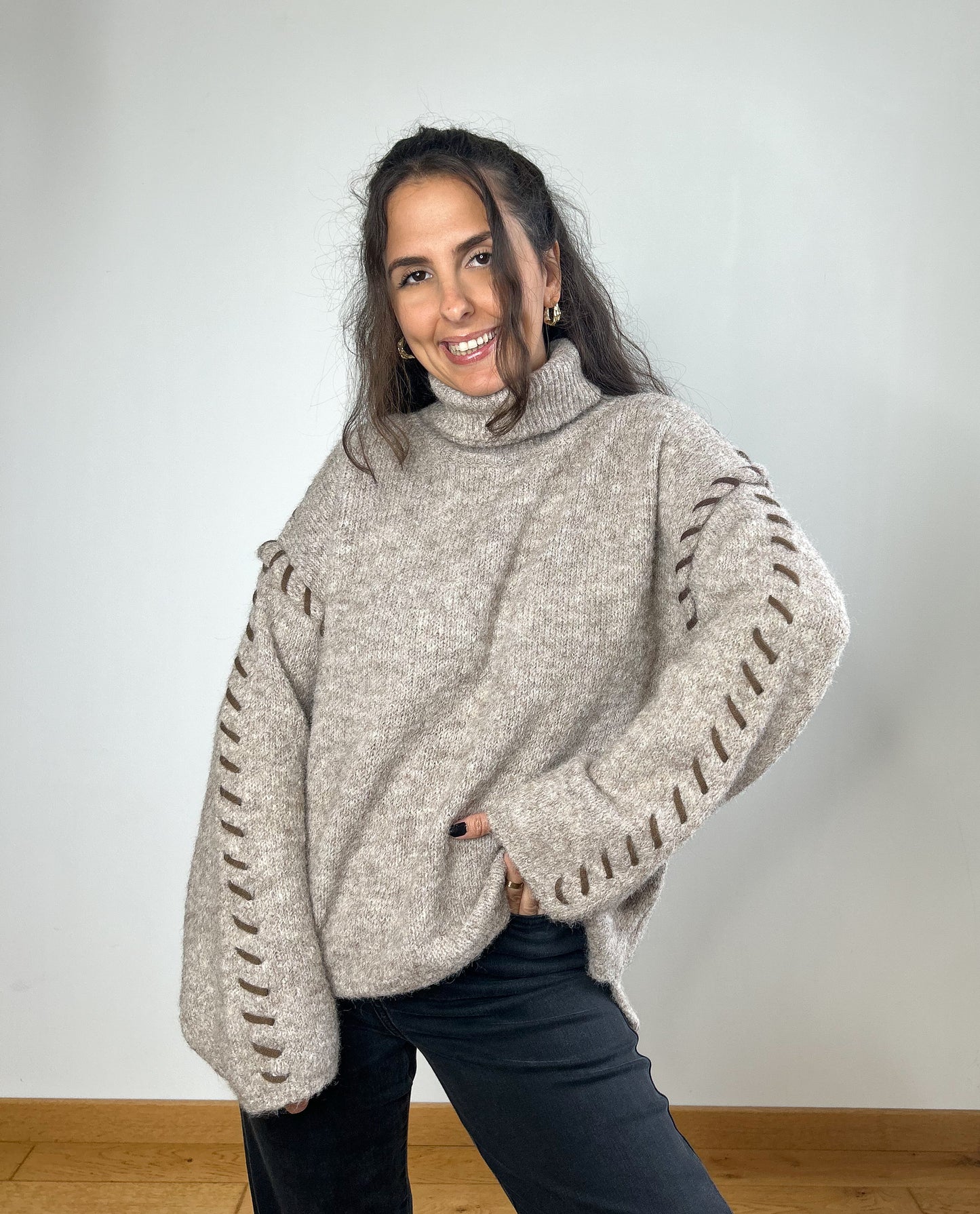 Pull Sidonie Taupe