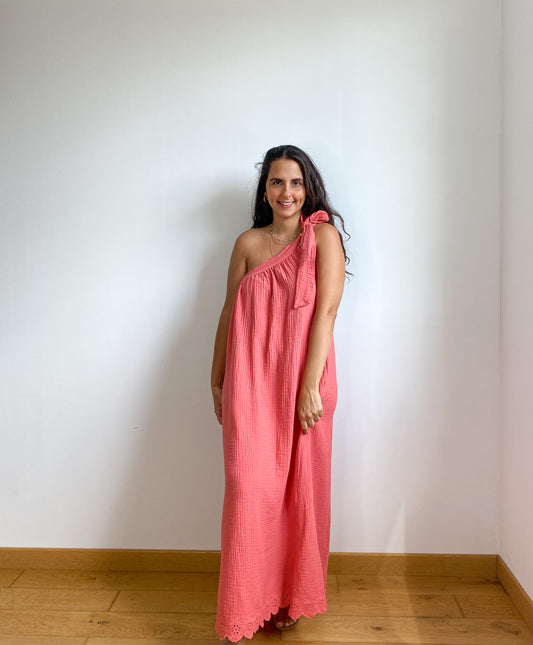 Robe Gaze Athéna Corail